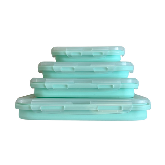 Collapsible container set 