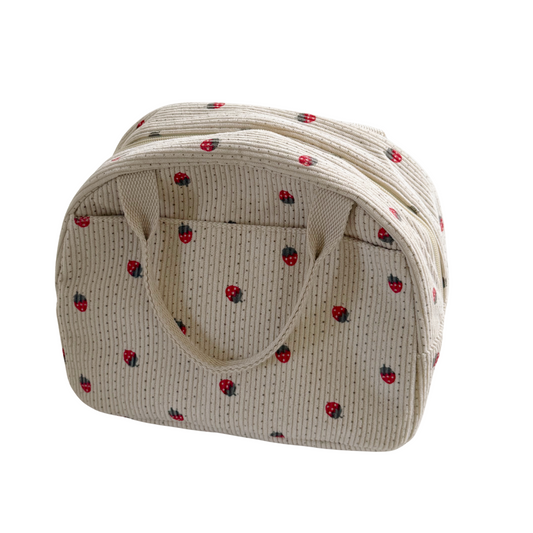 Corduroy lunch bag 