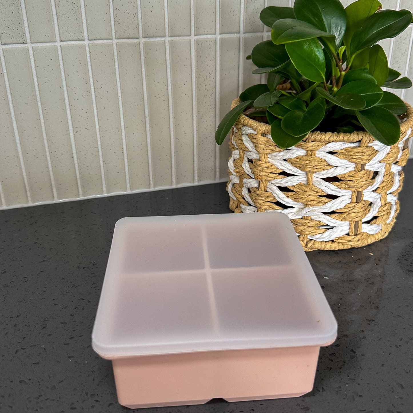 silicone ice cube tray